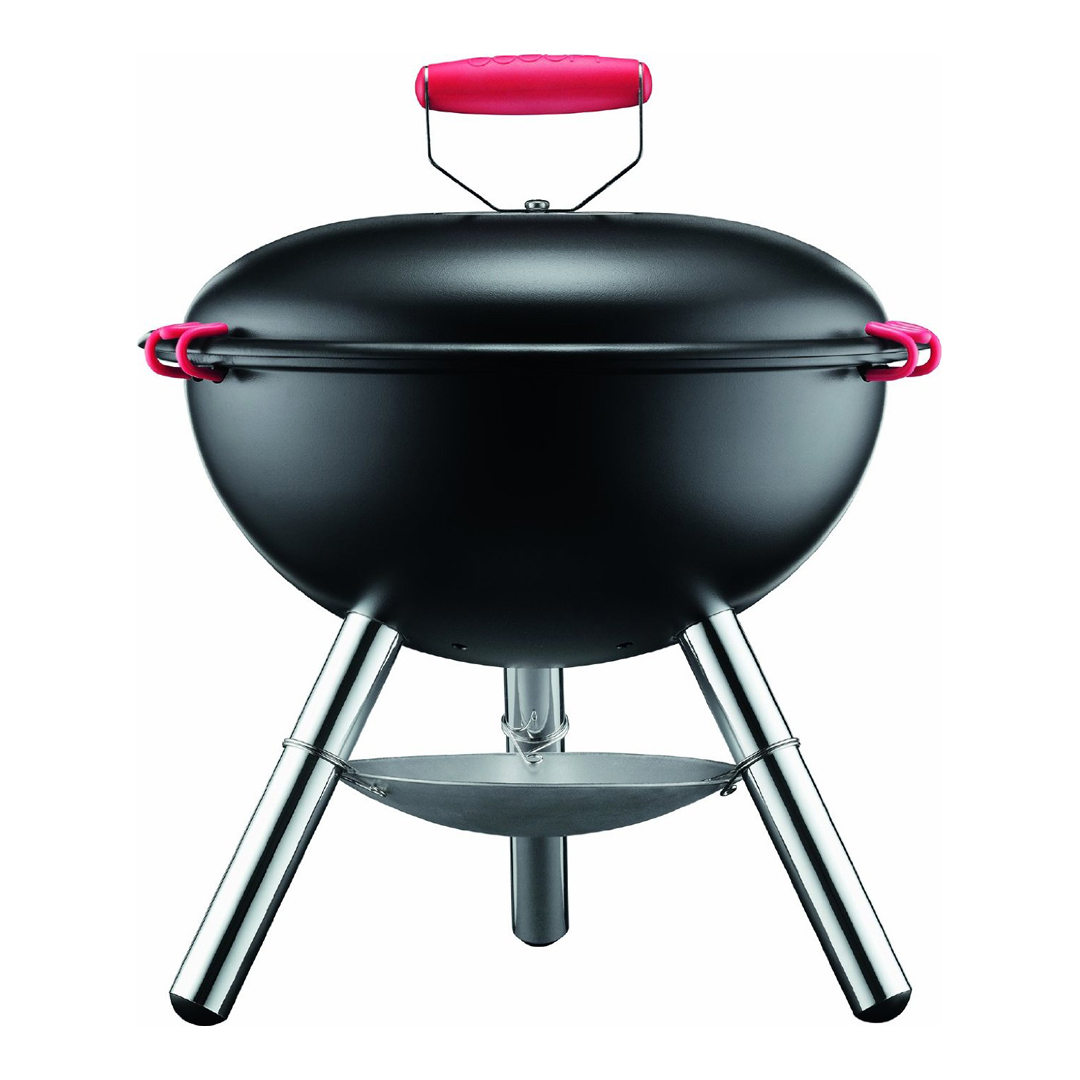 Bodum black steel charcoal grill BBQ