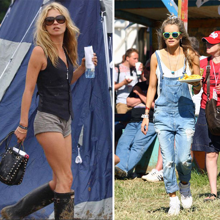 Kate Moss x Cressida Bonas Glastonbury