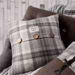 Kilburn & Scott Grey Harrison Wool Blend Cushion