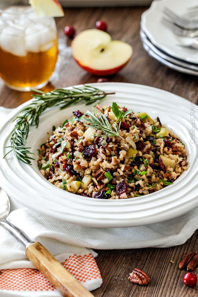 apple cranberry wild rice