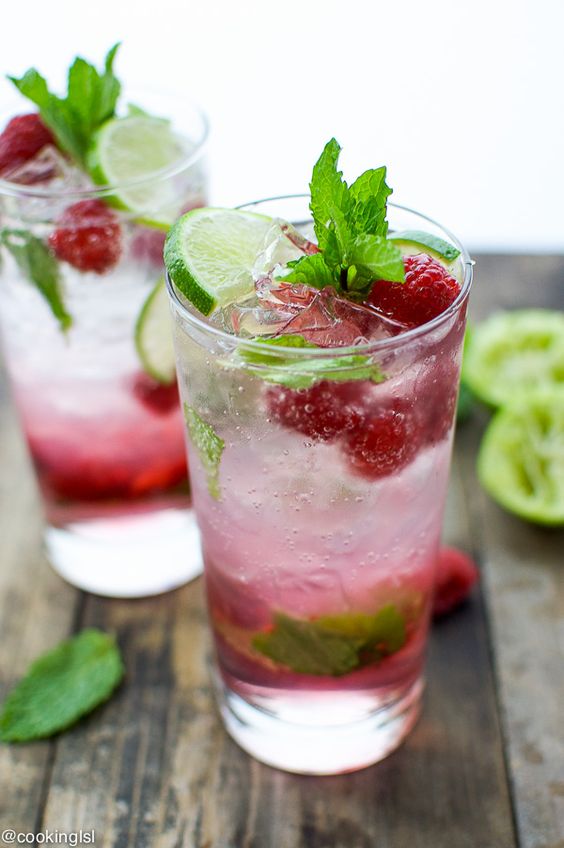  Raspberry Virgin Mojito