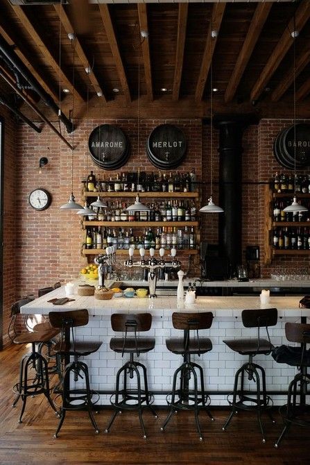 rustic bar