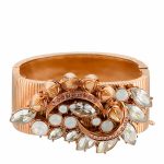 MAWI - ROSE GOLD CRYSTAL CLUSTER CUFF