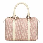 DIOR - WHITE/IVORY JACQUARD DIORISSIMO HANDBAG