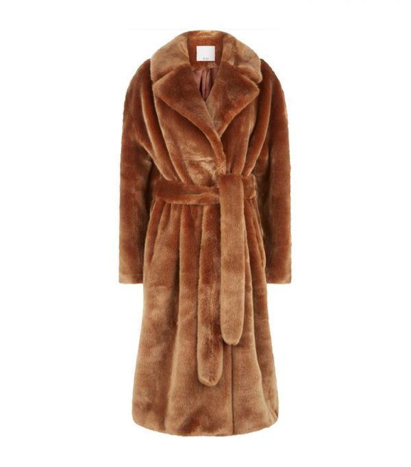 Tibi Faux Fur Coat