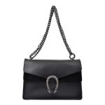 Isabella Rhea Black Leather Shoulder Bag party outfits