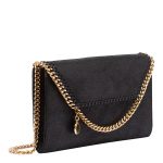 Black Stella McCartney Shoulder Bag with gold chain