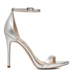 Sam Edelman Soft Silver Ariella Ankle Strap Sandals party shoes