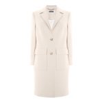 Mint Velvet White Luxe Twill Coat winter coat