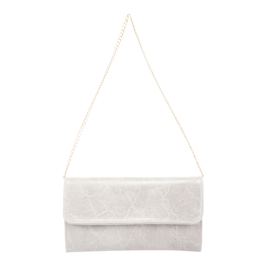 GIORGIO COSTA Grey Shoulder Clutch