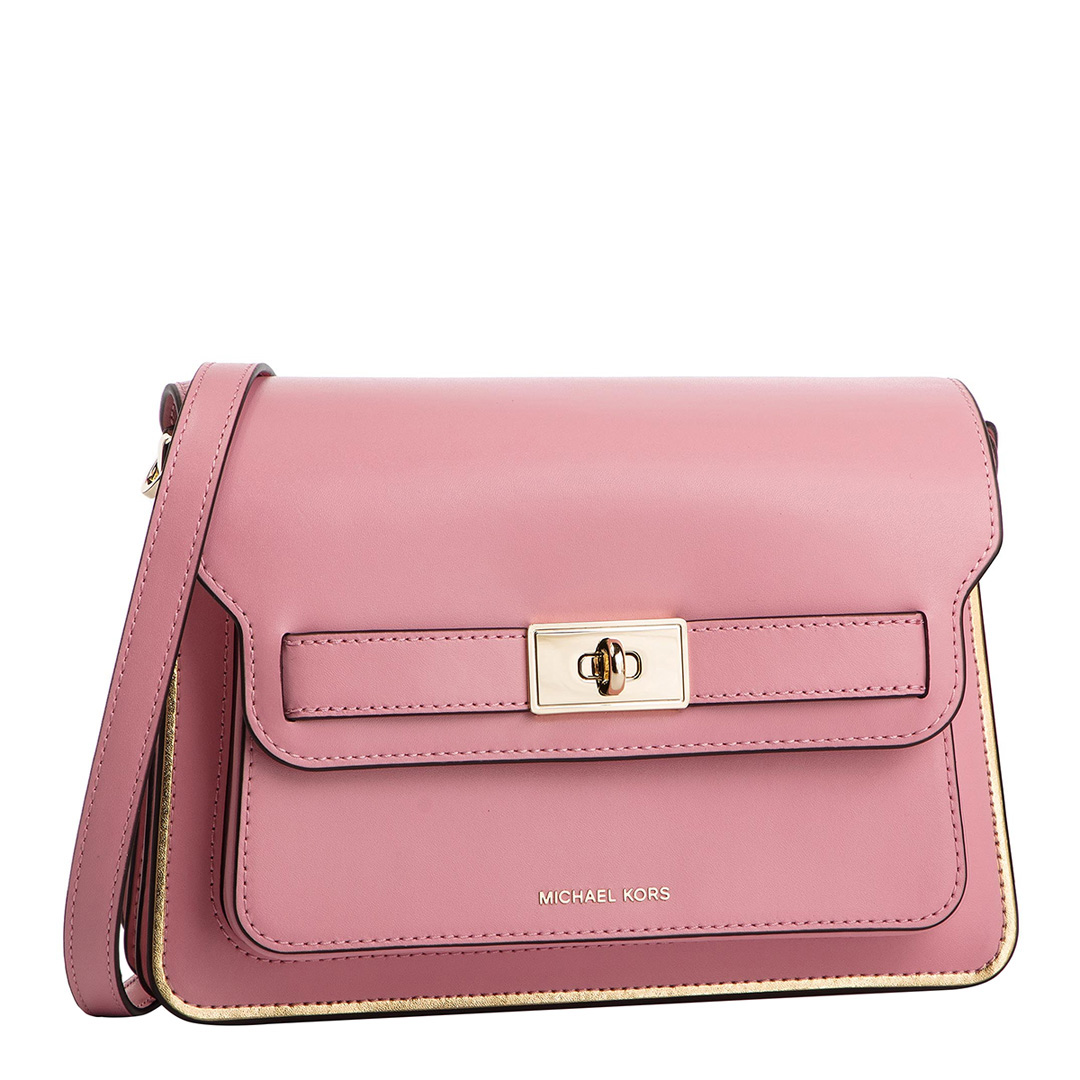 MICHAEL KORS Carnation Pink Michael Kors Leather Handbag