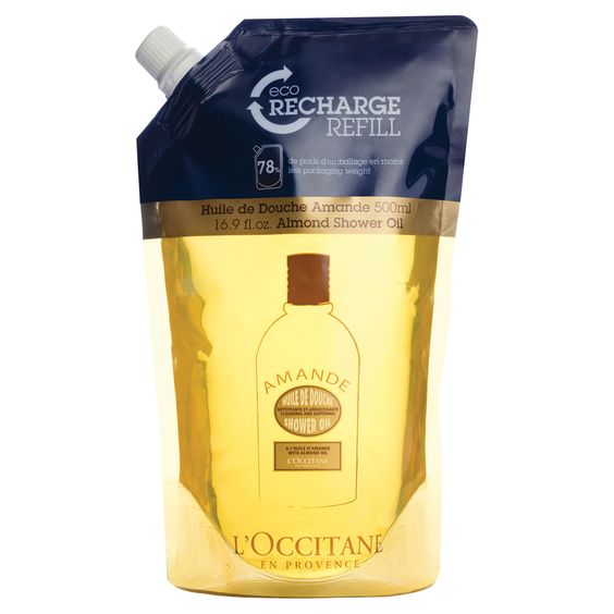 L'Occitane refillable body oil, reusable beauty products