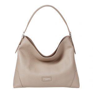 Aspinal of London Soft Taupe Small Hobo Bag