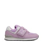 NEW BALANCE Kids Purple Suede Trainer