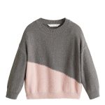 MANGO Girl's Grey Sweater