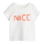 MANGO Girl's White T-Shirt