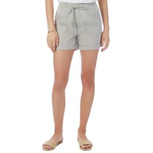 N°· ELEVEN Stone Grey Linen Short