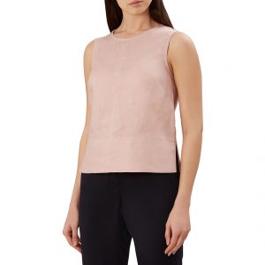 HOBBS LONDON Pink Halle Linen Top