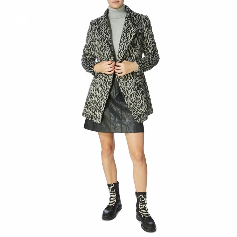 Black Friday coat, karen millen leopard print coats