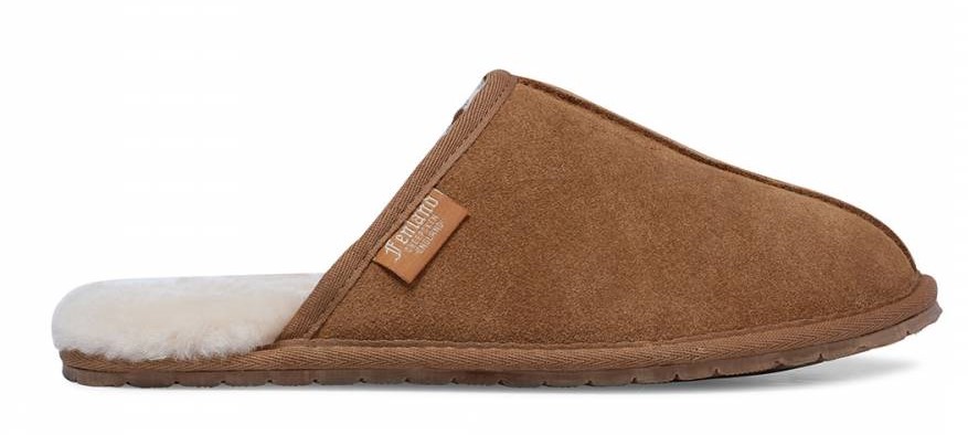 Men's Chestnut Sheepskin Mule Slipper