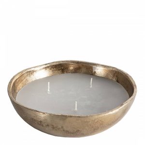 Gallery Gold Dollana Round Candle