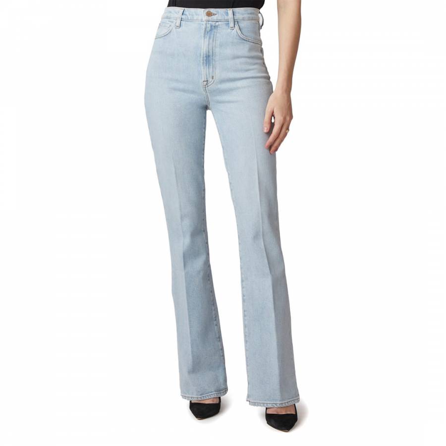 denim jeans Pale Blue 1219 Runway Flared Stretch Jeans