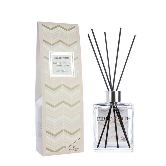 Earth Reed Diffuser Darjeeling and Damask Rose