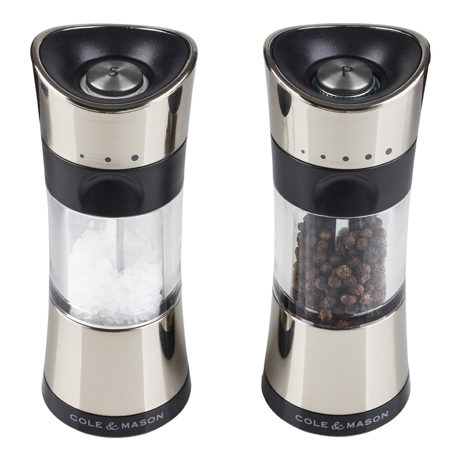 Cole & Mason 6 in. Horsham Salt & Pepper Mill Gift Set, Chrome