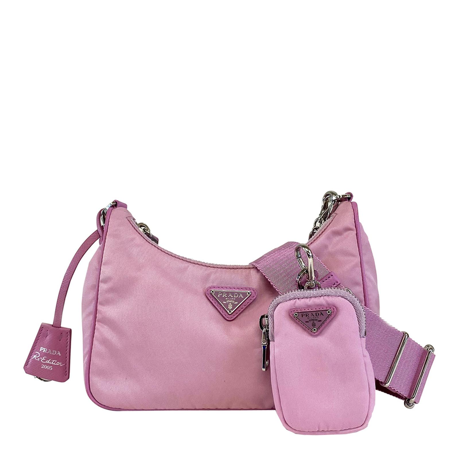 PRADA Hobo re-edition crossbody 2005 nylon in Primula