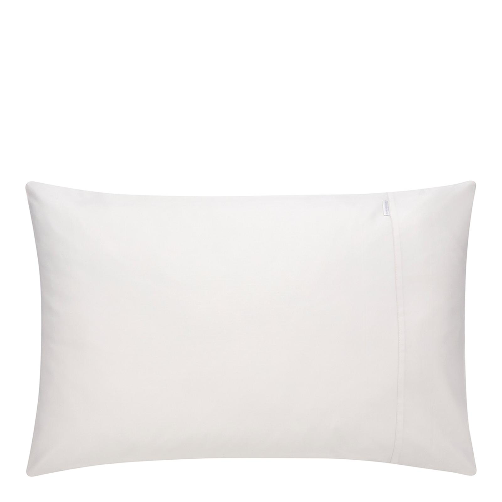 500TC Sateen Housewife Pair Of Pillowcases, Chalk - BrandAlley