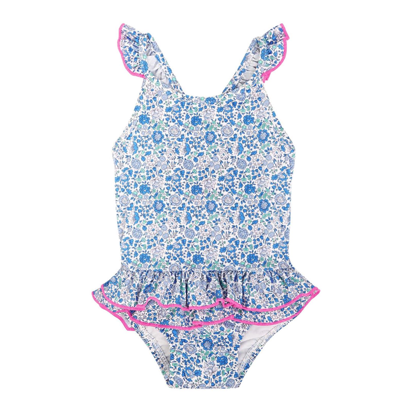 Baby Girls Blue Liberty Swimsuit - BrandAlley