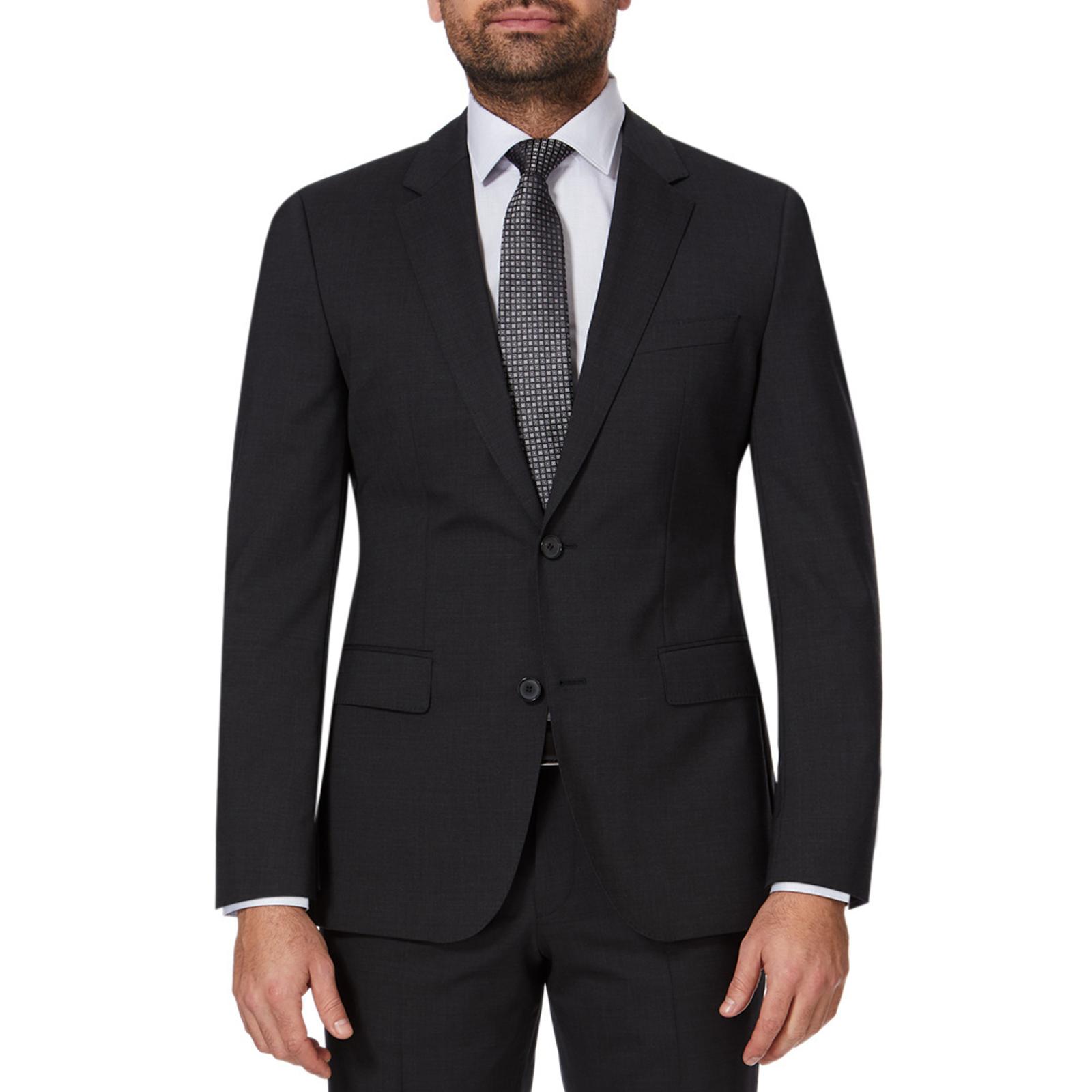 Charcoal Rider Stretch Wool Jacket - BrandAlley