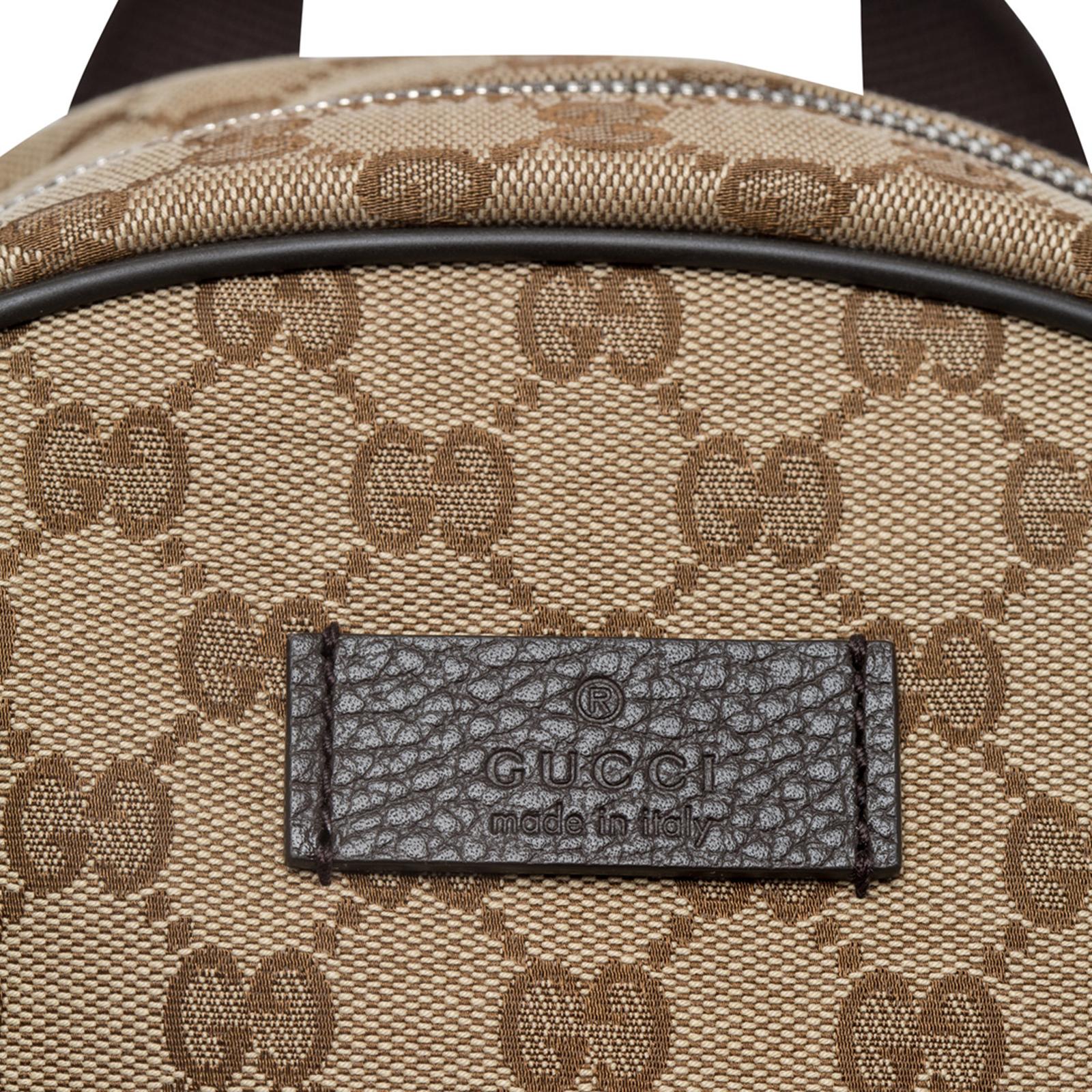 Beige Guccissima Canvas Backpack Brandalley 