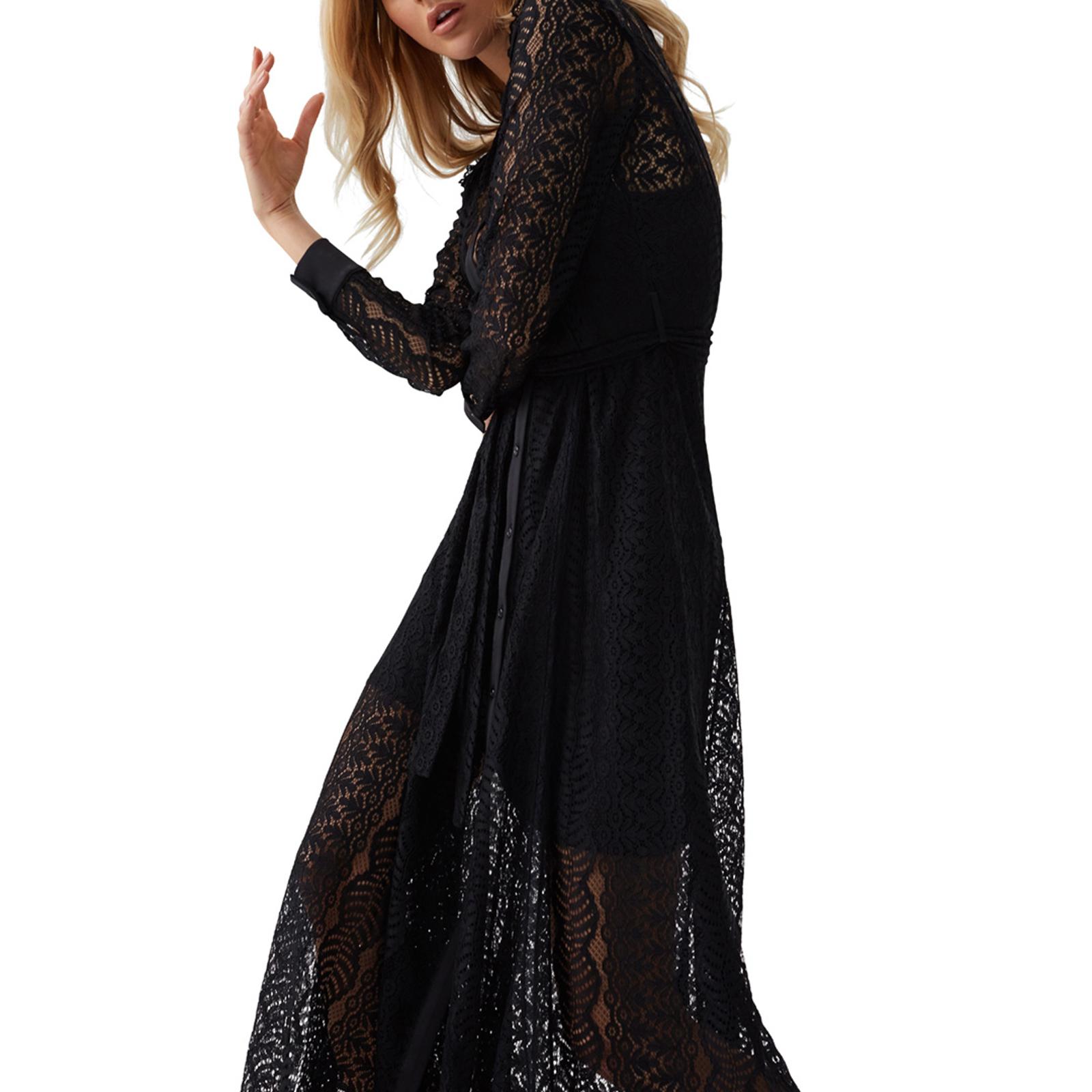 Leila Black Lace Dresses Brandalley 