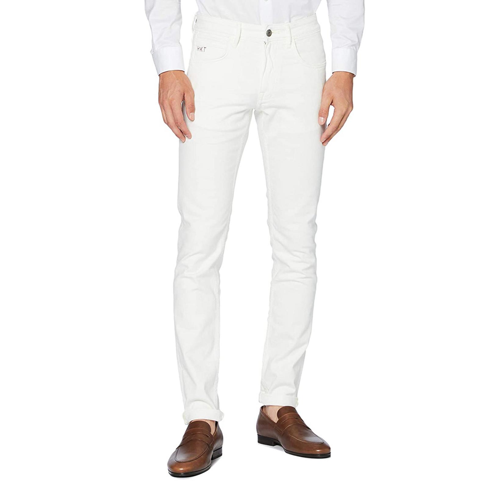 White Denim Stretch Jeans - BrandAlley