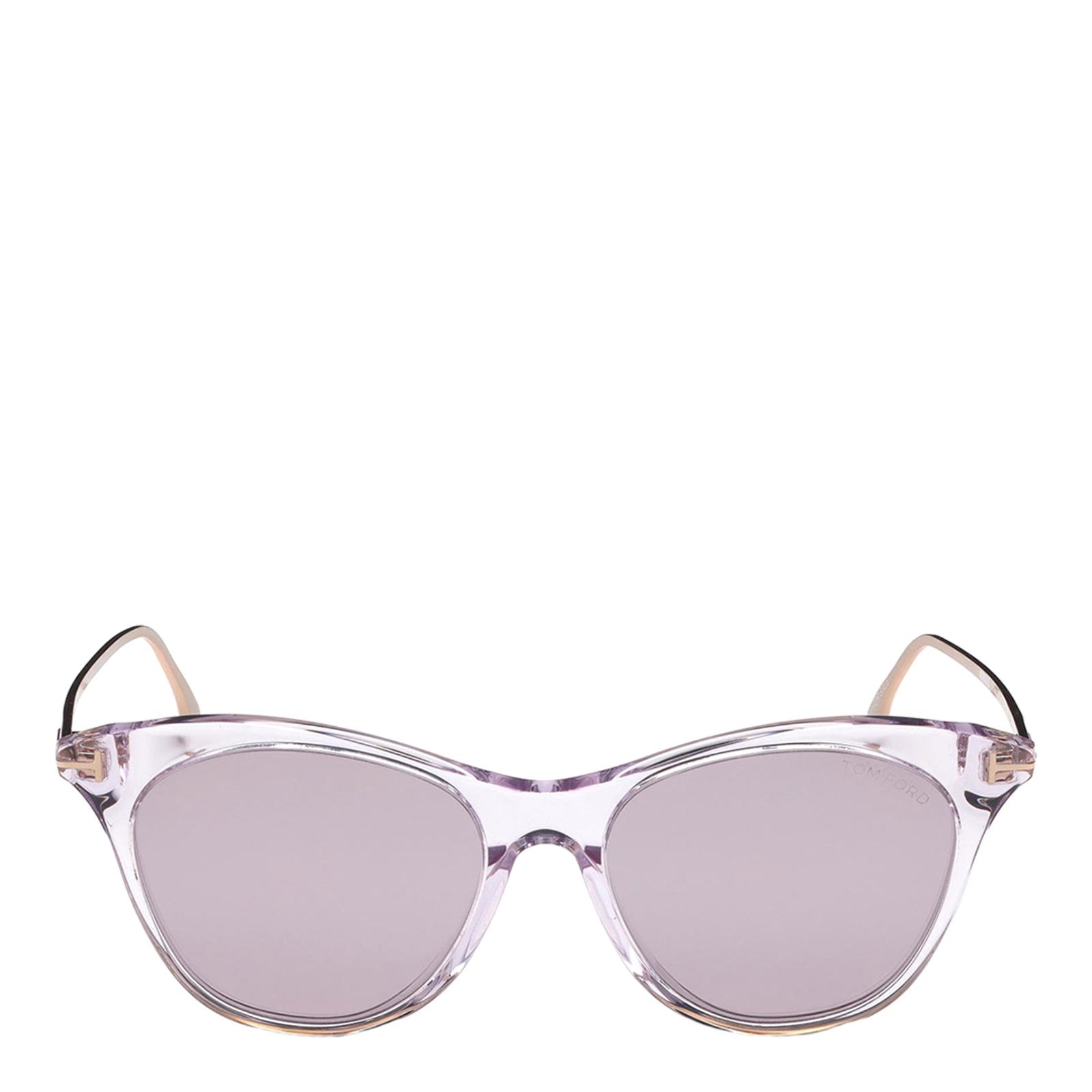 Women S Shiny Pink Mirrored Purple Tom Ford Sunglasses 53mm Brandalley