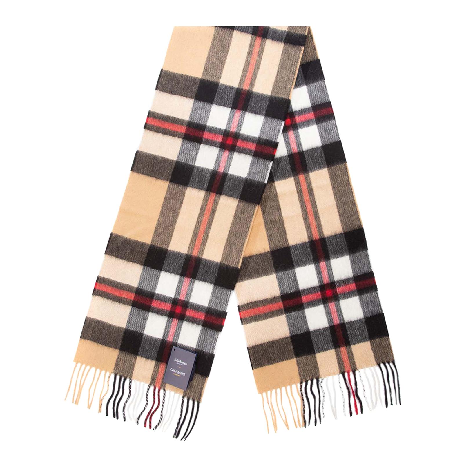 Exploded Thomson Camel Cashmere Scarf - BrandAlley