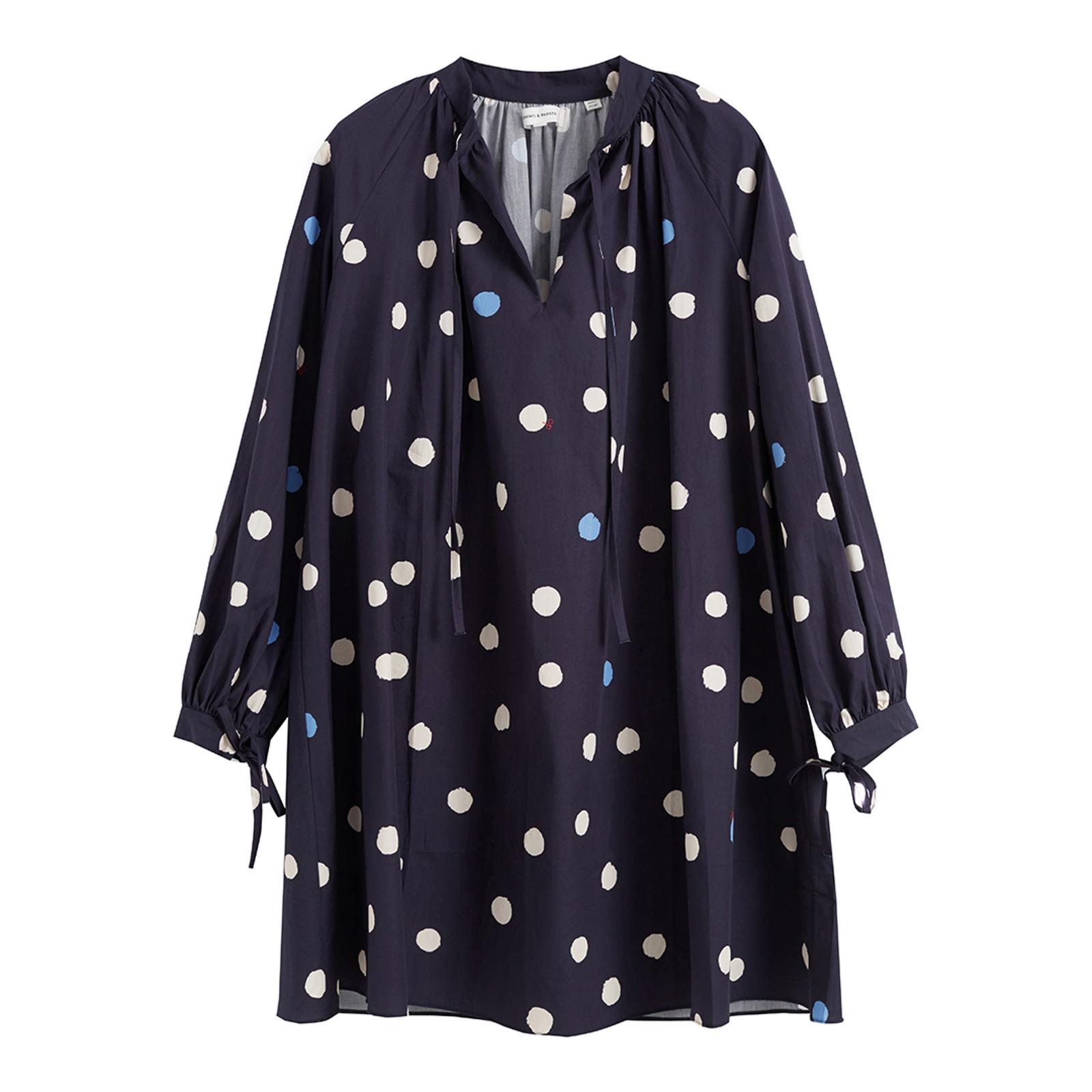 Black Polka Dot Cotton Dress - BrandAlley