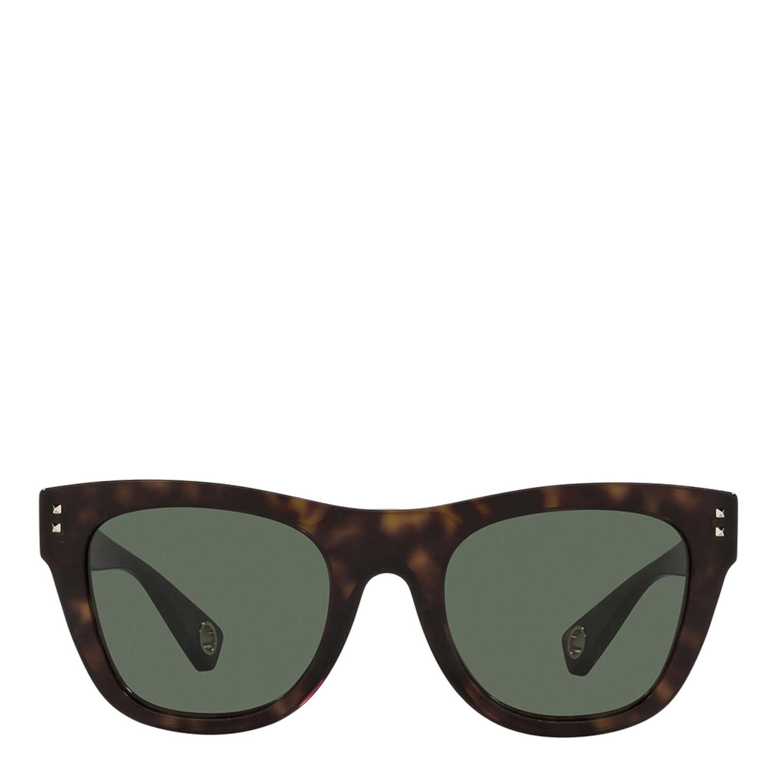 Women's Havana/Gradient Brown Valentino Sunglasses 57mm - BrandAlley