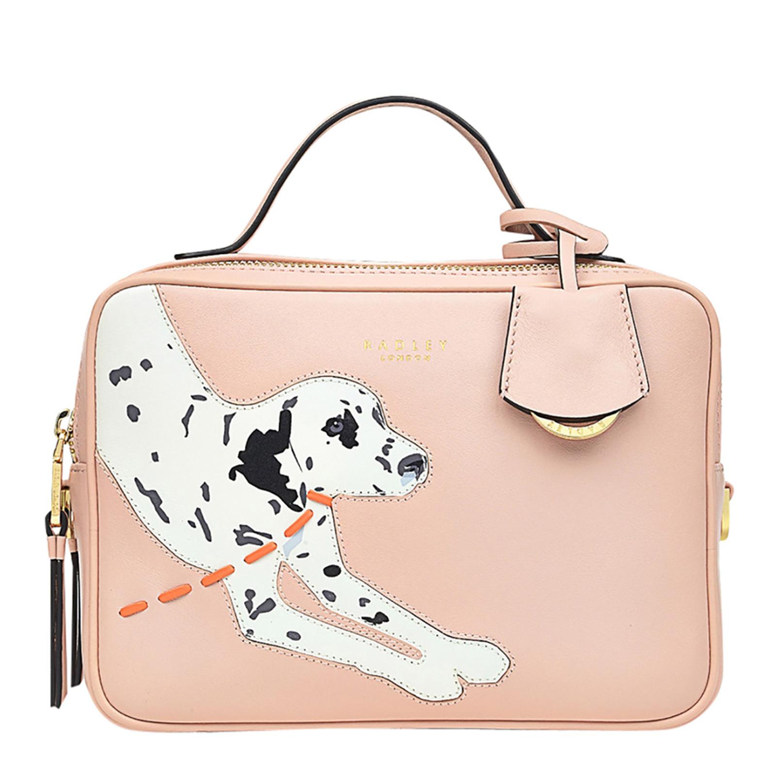 Pink Radley And Friends Leather Small Multiway Bag - BrandAlley