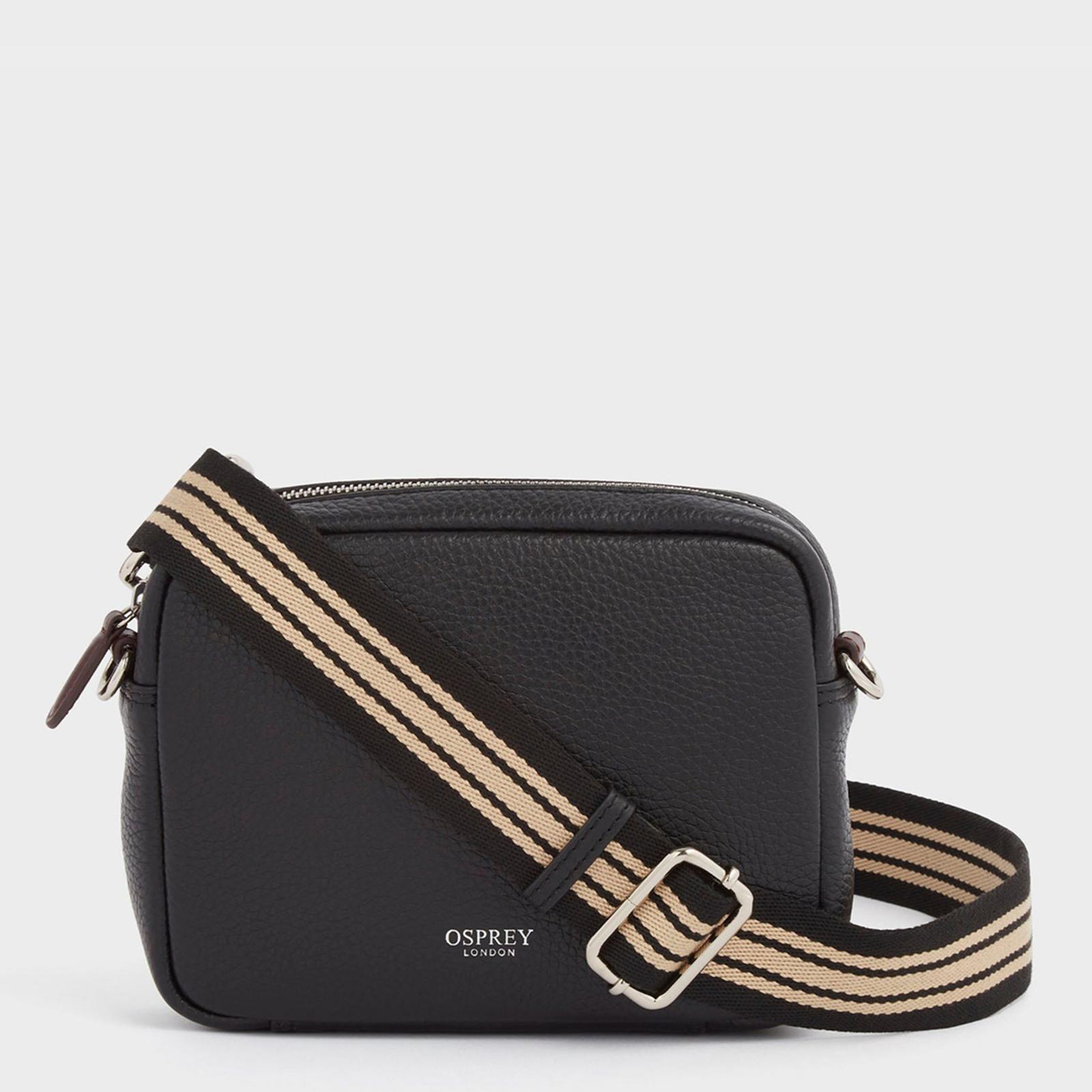 Black The Chiswick Leather Convertible Crossbody - BrandAlley