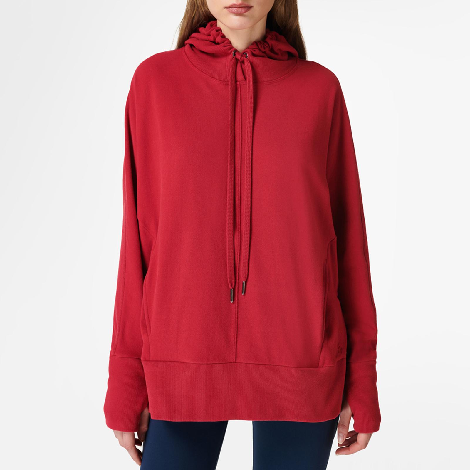 Liberate Luxe Fleece Hoody - Vine Red - Clothing - Women - BrandAlley