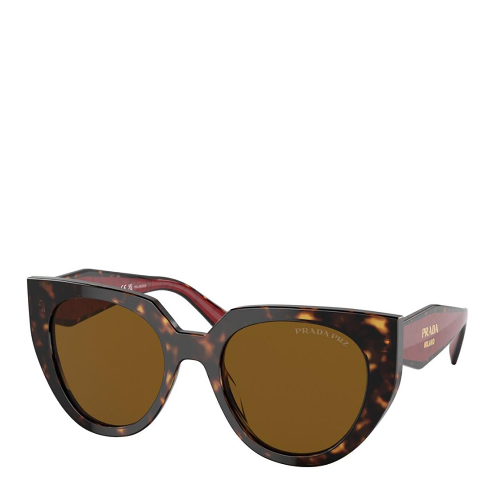 Womens Brown Prada Sunglasses 52mm Brandalley 