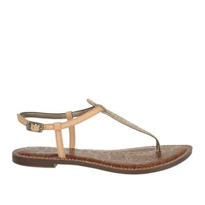 Pewter Leather Gigi Sandals