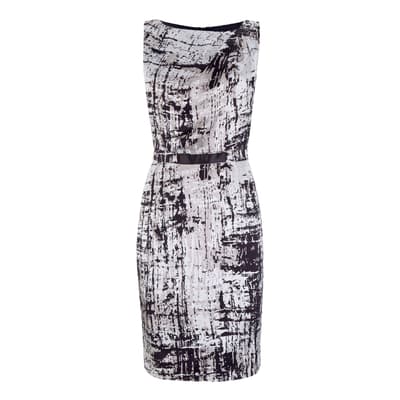 Black/White Nancy Printed Dress