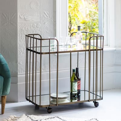 Verno Drinks Trolley Bronze