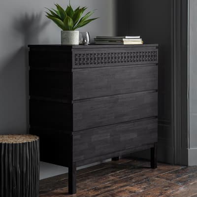 Tergul Chest of Drawers, Black