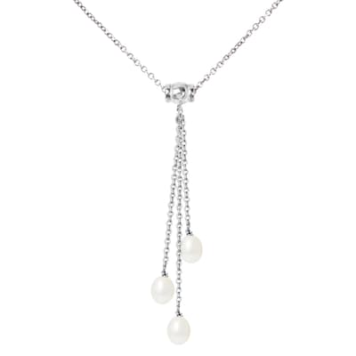 Natural White Freshwater Pearl Necklace