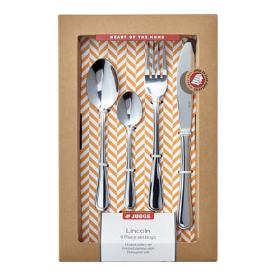 Lincoln 24 Piece Cutlery Set