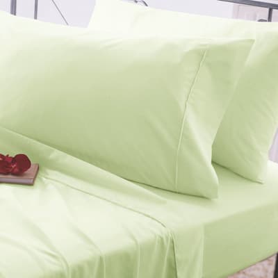 Easycare Single Fitted Sheet, Apple